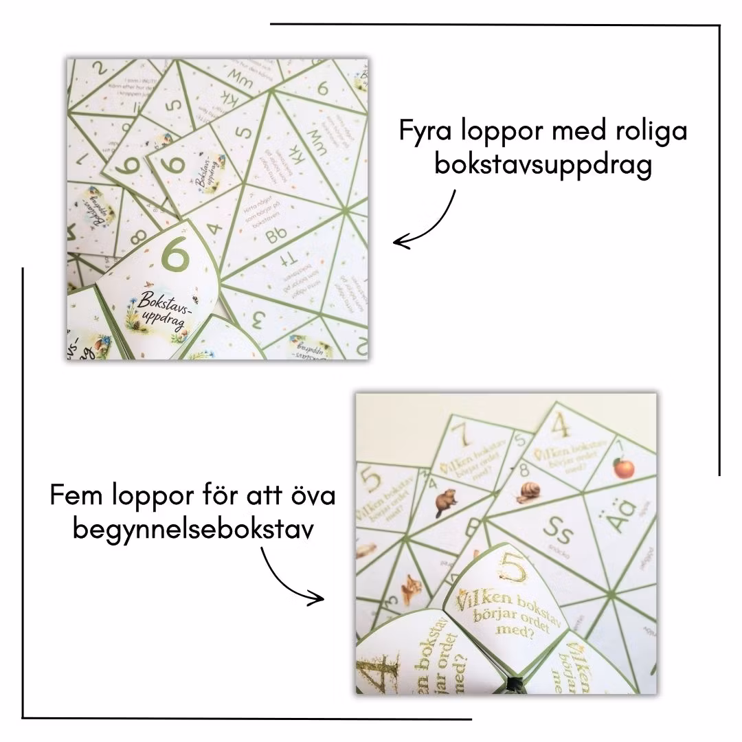 Vik en loppa - lek & lär med bokstäver - Pysselmorgon - pyssla enkelt ...