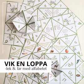 Vik en loppa - lek & lär med bokstäver