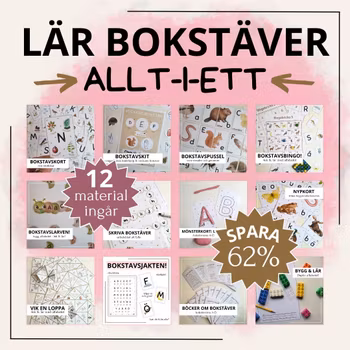 Bokstäver - ALLT I ETT!