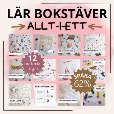 Bokstäver - ALLT I ETT!