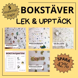 Lek & upptäck - bokstäver