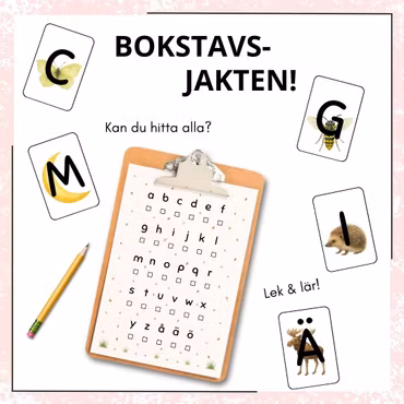 Bokstavsjakten! (med bilder)