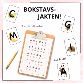 Bokstavsjakten! (med bilder)