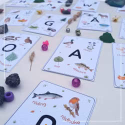 Bokstavskort - stora & små