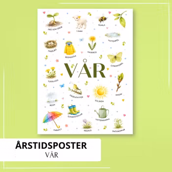 Årstidsposter -  vår