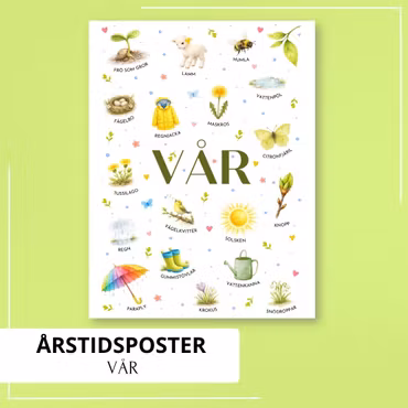 Årstidsposter -  vår