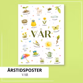 Årstidsposter -  vår