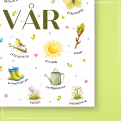 Årstidsposter -  vår