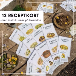 Vår i uteköket - receptkort, menyer & uppdragskort