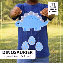 Dinosaurier - pyssel, knep & knåp