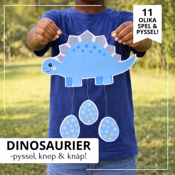 Dinosaurier - pyssel, knep & knåp