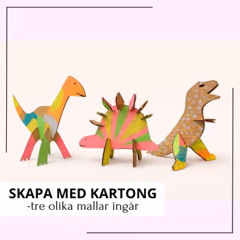 Dinosaurier - pyssel, knep & knåp