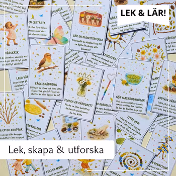 Uppdragskort - tema vår