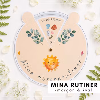 Mina rutiner - snurra morgon & kväll