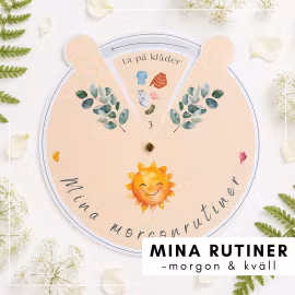 Mina rutiner - snurra morgon & kväll