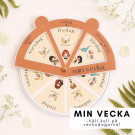 Min vecka - håll koll på veckodagarna