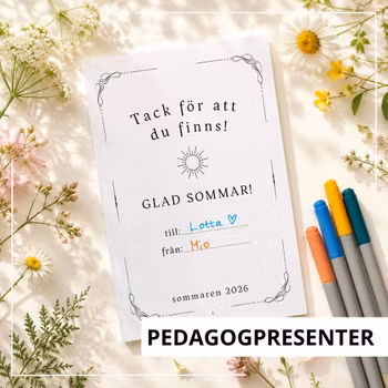 Pedagogpresenter - sommar