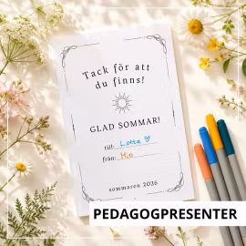 Pedagogpresenter - sommar
