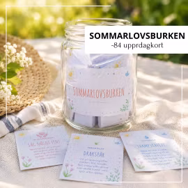 Sommarlovsburken - 84 uppdragskort
