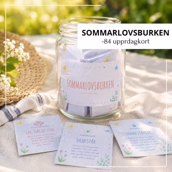 Sommarlovsburken - 84 uppdragskort
