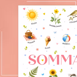 Årstidsposter - sommar