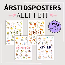 Årstidsposters - allt i ett!