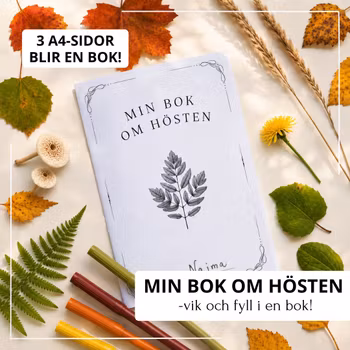 Min bok om hösten – 11 naturuppdrag
