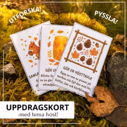 Uppdragskort - med tema höst!