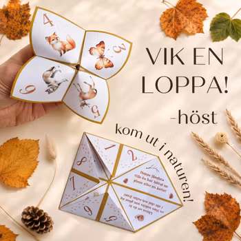Höstloppor – 4 lekar och uppdrag