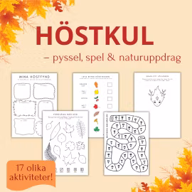 Höstkul – pyssel, spel och naturuppdrag