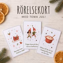 Rörelsekort - med tema jul!