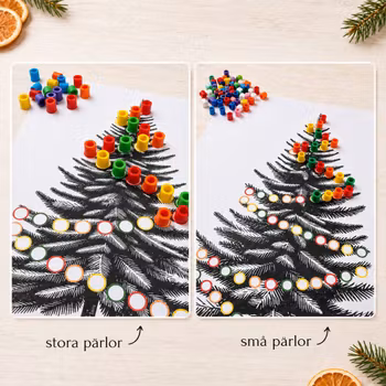 Öva finmotorik - jultema