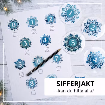 Sifferjakten - snöflingor