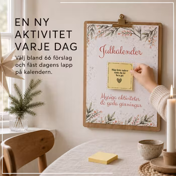 Julkalender med aktiviteter & goda gärningar