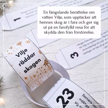 Räkna ner till jul - Vilje räddar skogen