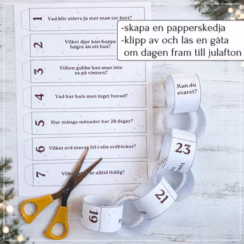 Räkna ner till jul - en gåta om dagen