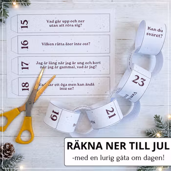 Räkna ner till jul - en gåta om dagen