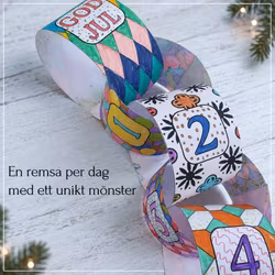 Räkna ner till jul - färglägg