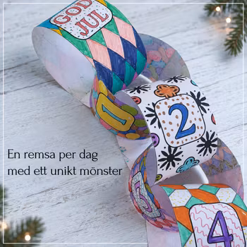 Räkna ner till jul - färglägg