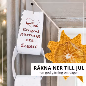 Räkna ner till jul - en god gärning om dagen