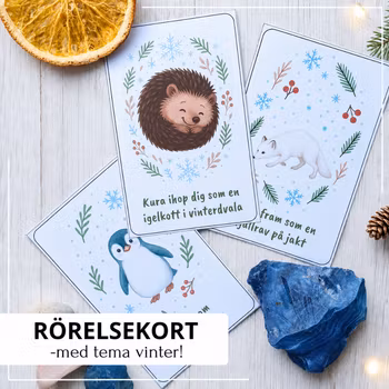 Rörelsekort - med tema vinter!