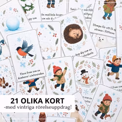 Rörelsekort - med tema vinter!