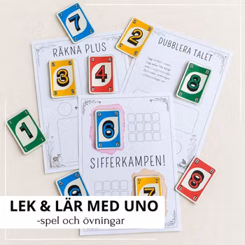 Lek och lär med UNO – 38 matteaktiviteter