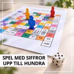 Spel med siffror upp till hundra