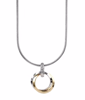 Astrid & Agnes CAROLIN Kort Halsband Guld