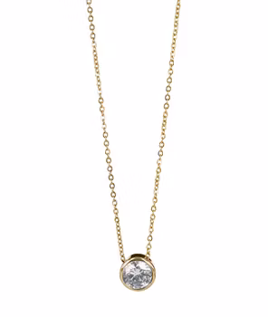 Astrid & Agnes LILLY Kort Halsband 7mm Guld