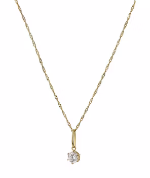 Astrid & Agnes NOVA Crystal Halsband Guld