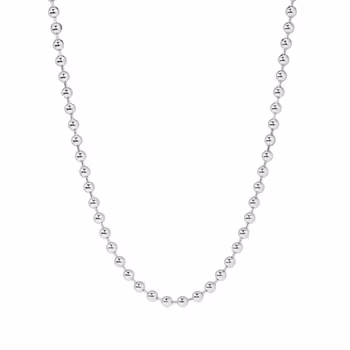 Emma Israelsson LARGE GLOBE CHAIN SILVER