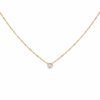 CU Jewellery Cubic single neck 40-45 cm gold