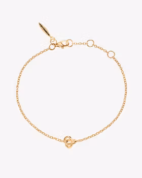 Drakenberg Sjölin LE KNOT DROP BRACELET GOLD